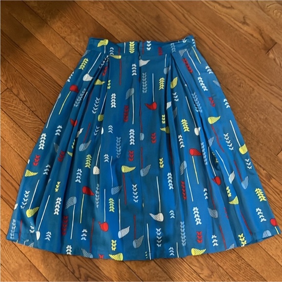 ModCloth Fever London Blue Butterfly Skirt 🦋 - Picture 15 of 16